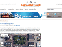 Tablet Screenshot of googlesightseeing.com